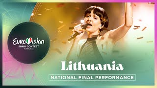 Monika Liu  Sentimentai  Lithuania 🇱🇹  National Final Performance  Eurovision 2022 [upl. by Kalin]