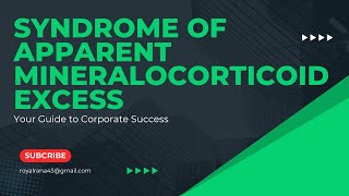 Syndrome of Apparent Mineralocorticoid Excess  Causes  Symptom  Diagnosis  Treatment amp Pathology [upl. by Steere]