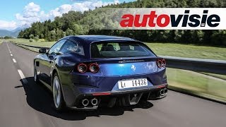 Review New Ferrari GTC4Lusso 2016  by Autovisie TV [upl. by Arahc540]