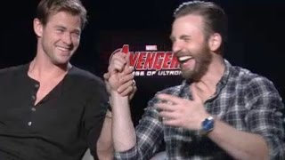 Chris Hemsworth amp Chris Evans Debate Whos Sexier [upl. by Bezanson283]