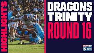 Highlights  Catalans Dragons v Wakefield Trinity Round 16 2021 Betfred Super League 28072021 [upl. by Nnylodnewg]