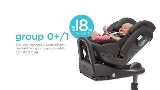 Siègeauto Stages™ ISOFIX de Joie  Installation [upl. by Ayel]