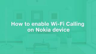 How to Setup WiFi Calling on your Nokia Smartphone  Reliance Jio [upl. by Ocsicnarf]