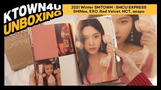 UNBOXING 2021 Winter SMTOWN  SMCU EXPRESS Part1  언박싱  SHINee  EXO  Red Velvet  NCT  aespa [upl. by Stein7]