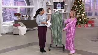 Carole Hochman Stretch Velour Full Zip Lounge Robe on QVC [upl. by Broderic]