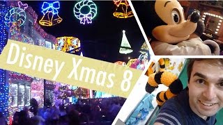 Disneyland amp Walt Disney World Christmas 2015  Day 8 Vlog  Magic Kingdom and Osborne Lights [upl. by Adnilra769]