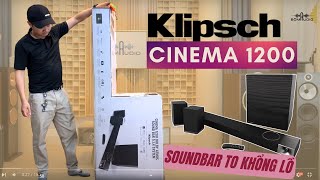 Mở Hộp Đánh Gía Soundbar Cực Khủng KLIPSCH CINEMA 1200 514 CH Dolby Atmos Công Suất Lớn 1200W [upl. by Haleemak]