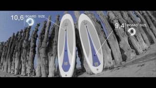 Stand up paddle gonflable SUPRed paddleVideo de présentation [upl. by Dazhehs127]