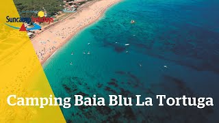 360° video strand bij Camping Village Baia Blu La Tortuga  Suncamp holidays [upl. by Yhtorod355]