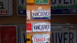 Canadian souvenirs in Vancouver British Columbia Canada travel vancouver bc shorts march [upl. by Eidnyl328]