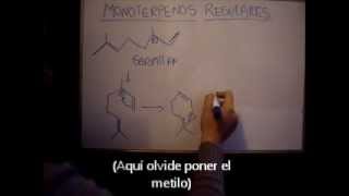 Biosintesis de Monoterpenos regulares  ejemplo [upl. by Carrick]