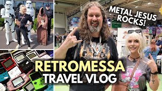 Meeting METAL JESUS ROCKS  PS VITA and Retro Video Games Travel Vlog RETROMESSA 2024 [upl. by Aciemaj27]