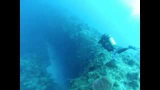 Diving Turks and Caicos Islands Our First Look Over the Wall [upl. by Neersin113]