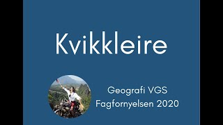 Geografi 21 Kvikkleire [upl. by Gnok]