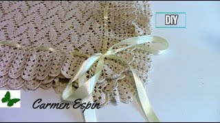 Toquilla de Bebe en Ganchillo tejido de punto crochet diy [upl. by Kathryn148]