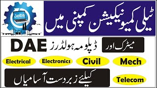 Jobs For DAE in Telecommunication Company 2021  The Real Information [upl. by Sineray311]