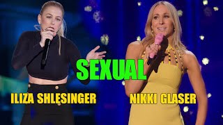 Iliza Shlesinger vs Nikki Glaser talk about Darkest S E X Secrets [upl. by Ammon]