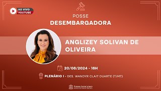 Sessão Solene de Posse  Juíza de Direito Anglizey Solivan de Oliveira  Desembargadora TJMT [upl. by Aivekal]