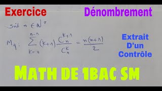 denombrement math de 1bac sm [upl. by Hamforrd]