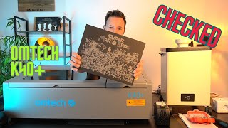 OMTECH K40 CO2 LASER  REVIEW [upl. by Zellner]