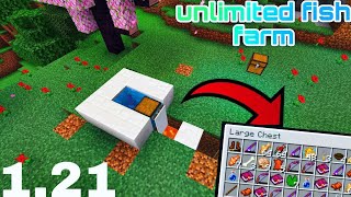 make the easiest automatic fish farm in Minecraft [upl. by Monie]