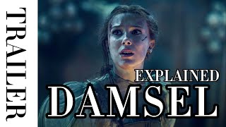 Millie Bobby Brown Damsel 2024 Teaser Trailer Explained  Other Cast Angela Bassett Robin Wright [upl. by Kramal353]