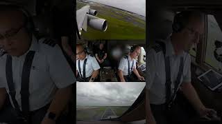 B727 manual landing Watch a real pilot work [upl. by Eniortna]