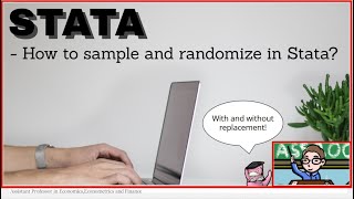 Stata  How to sample and randomize [upl. by Atiloj43]