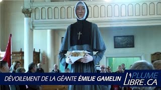 Dévoilement de la géante Émilie Gamelin  StCalixte [upl. by Asiluj]