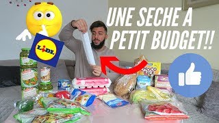 FAIRE SES COURSES POUR UNE SECHE à petit budget  LEANBULK13 [upl. by Nobell]