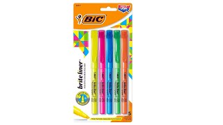 Top Best BIC Brite Liner Highlighters Chisel Tip 5Count Pack On Amazon 🔥 [upl. by Perrin]