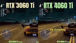 RTX 3060ti vs RTX 4060ti  4k Gaming [upl. by Launamme]