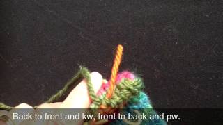 Tubular Bindoff And Darning Ends In Double Layer Knitting [upl. by Shieh317]