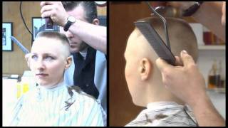 preview clip of Calleys Barbershop Flat Top and Head Shave [upl. by Lemhaj]