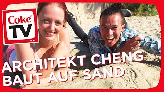 Sandburgen bauen mit Cheng und Mona  CokeTVMoment [upl. by Hynes]