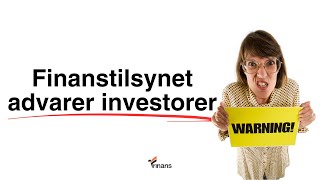 Finanstilsynet advarer investorer ⚠️ Vær kritisk overfor finfluencernes investeringstips [upl. by Nnoved]