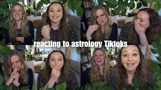 Reacting to quotTrendyquot Astrology Tiktoks wmy Astrologer GF [upl. by Aliakim]