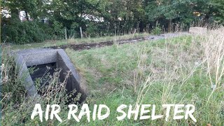 WW2 Air Raid Shelter Plaxtons Coach Builders Scarborough North Yorkshire [upl. by Krystalle]