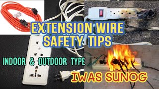 Extension Cord Outlet Safety Tips  Iwas Sunog  Local Electrician [upl. by Werd]