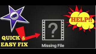 How To Fix iMovie Missing Camera Issue  SOLUTION TO EXPORTING MISSING FILE TUTORIAL  IMOVIE 2020 [upl. by Annod699]