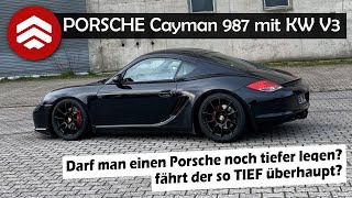 Porsche Cayman 987 KW V3 Gewindefahrwerk  Einbau  Vermessung  Fahrwerkssetup CanChecked cultwerk [upl. by Assed265]