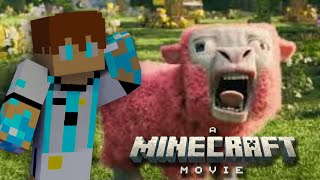 Reacting to The Minecraft Movie Trailer [upl. by Etnaed]