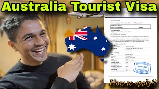 AUSTRALIA TOURIST VISA  How to apply  complete guide [upl. by Nicholl521]