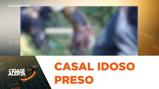 Casal é preso pelo crime do idoso que foi encontrado carbonizado e esquartejado no mês de abril  CA [upl. by Notselrahc]