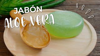 COMO HACER JABÓN CICATRIZANTE DE ALOE VERA 🌿 [upl. by Eirehs331]