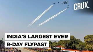 Republic Day 2022 Largest Ever Flypast With 75 Aircraft As India Shows Its Military Prowess [upl. by Butta]