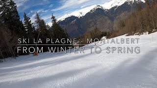 SKI LA PLAGNE 4K Le Fornelet ↘︎ Montalbert [upl. by Aidaas967]