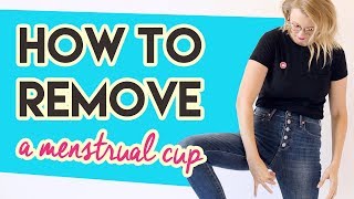 How to Remove a Menstrual Cup [upl. by Harvard670]