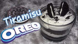 TIRAMISU OREO sans oeufs تحلية تيراميسو الأوريو [upl. by Gnoud]