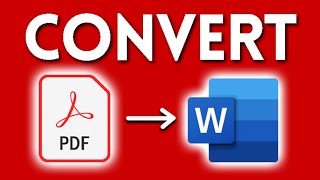 how to convert pdf to word in 2024  how to convert pdf to word document techinfo pdftowrd part 5 [upl. by Danieu93]